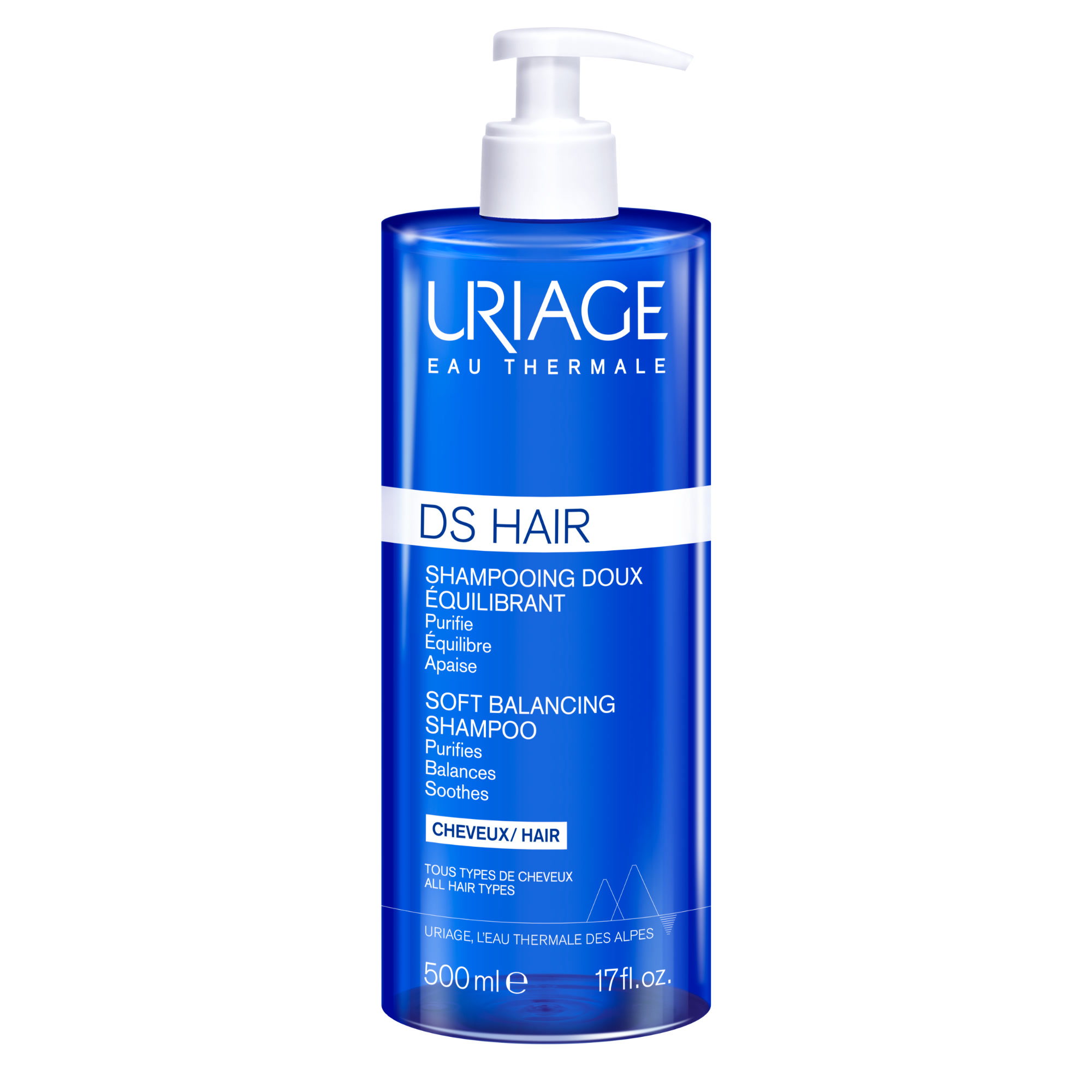 Uriage DS Hair - Shampoo Delicato Riequilibrante Per Tutti I Tipi Di Capelli 500 ml