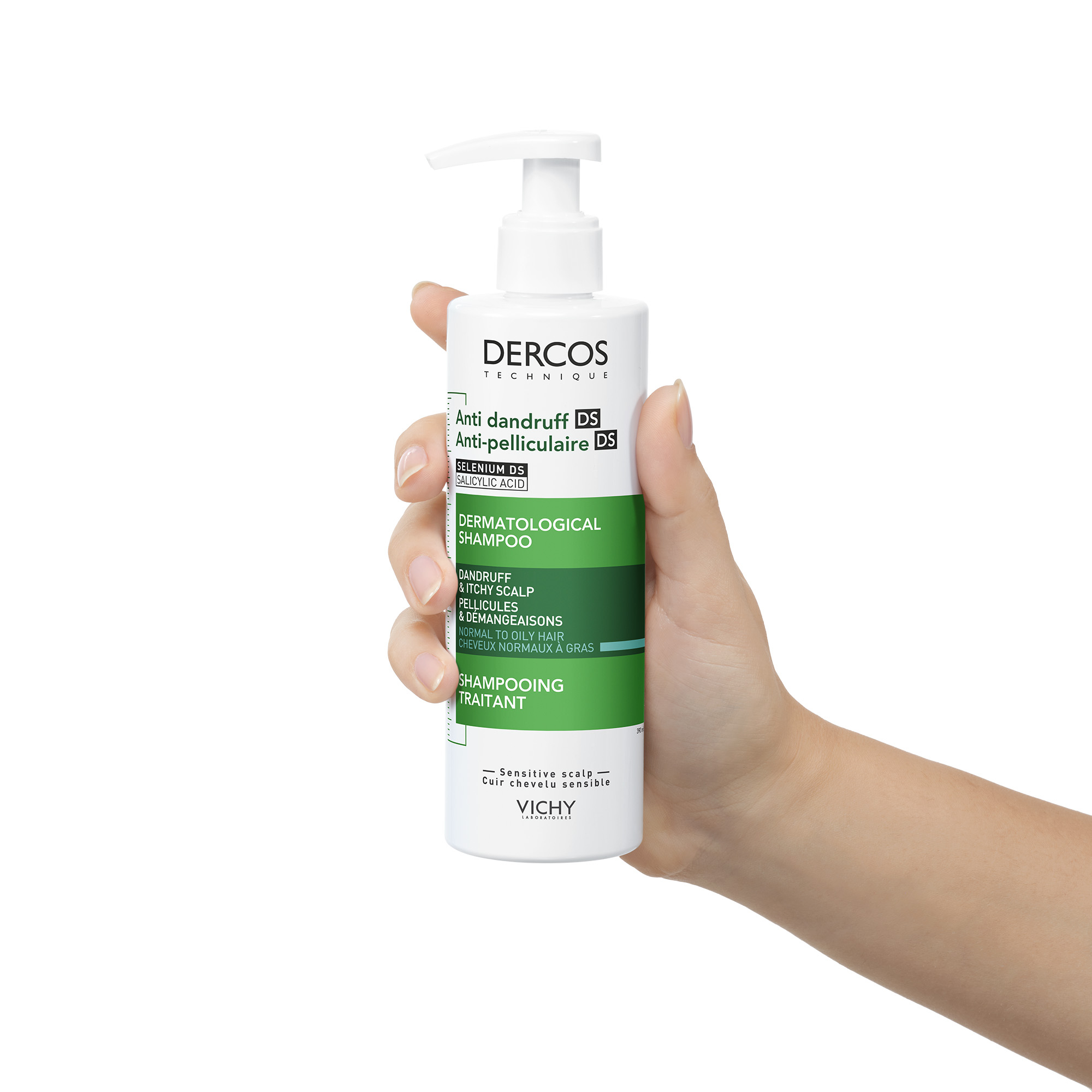 Vichy Dercos Shampoo trattante Anti-forfora DS per capelli da normali a grassi 400 ml