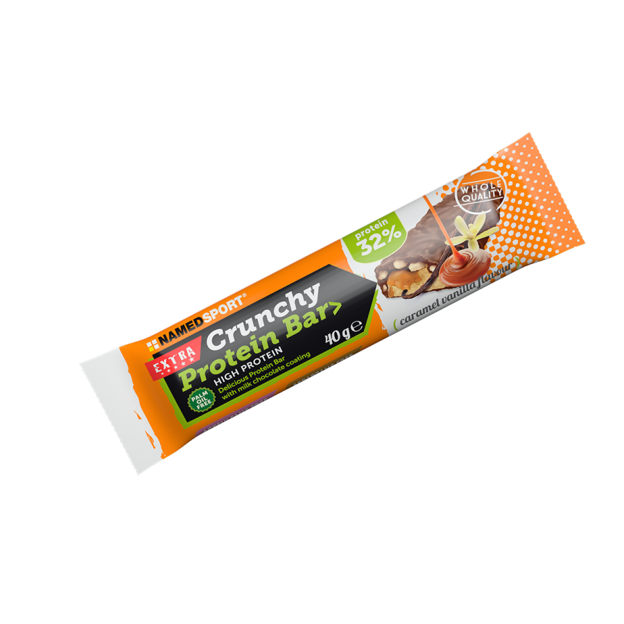 Named Sport - Crunchy Protein Bar Caramel-Vanilla - Barretta Proteica 40 g