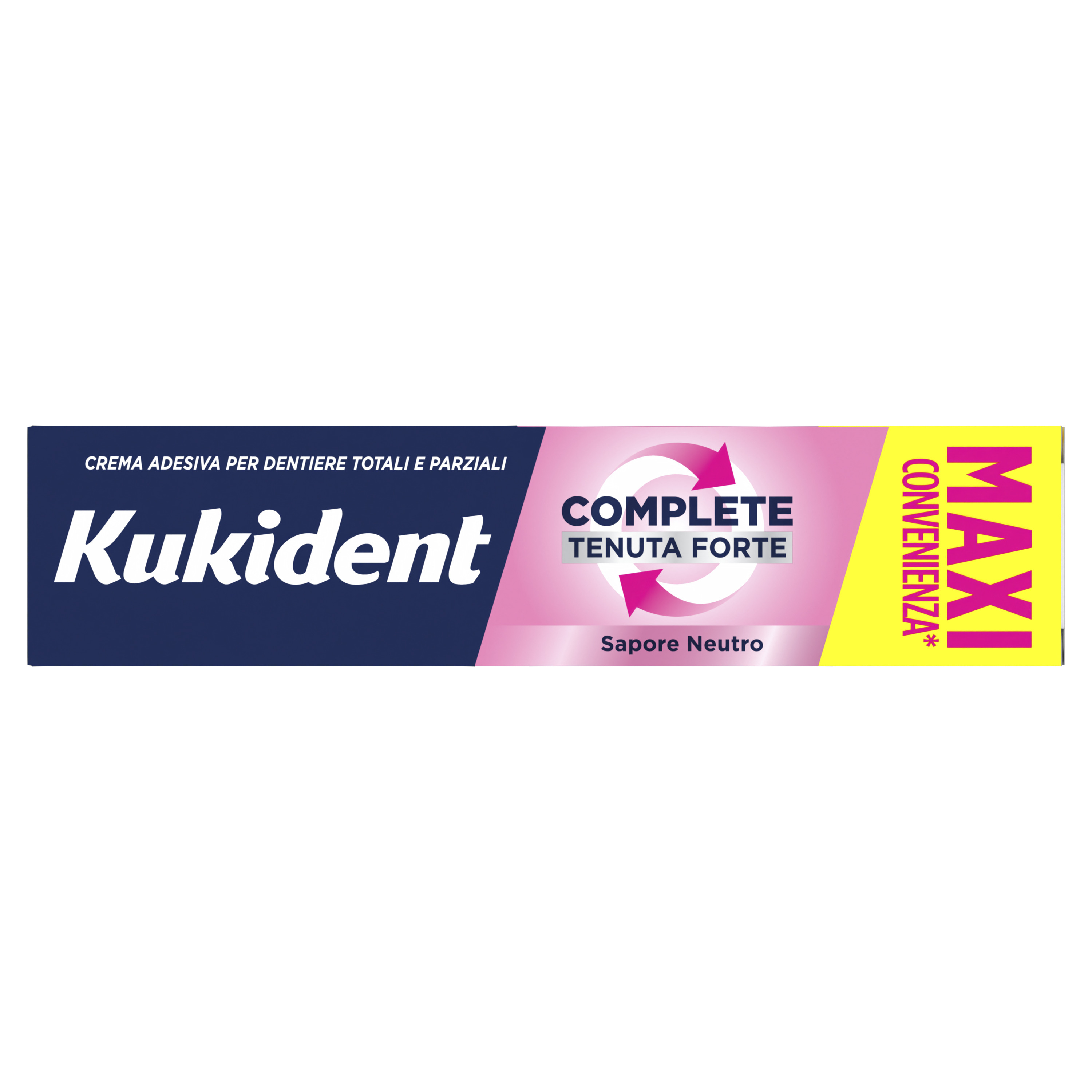 Kukident - Complete Tenuta Forte Aroma Neutro - Crema Adesiva Per Protesi Totali E Parziali 70 g