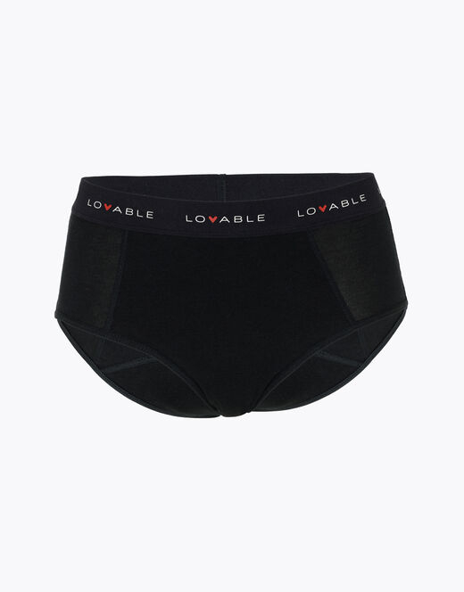 LOVABLE SLIP da ciclo lavabile VITA ALTA FLUSSO ABBONDANTE NERO TAGLIA XL