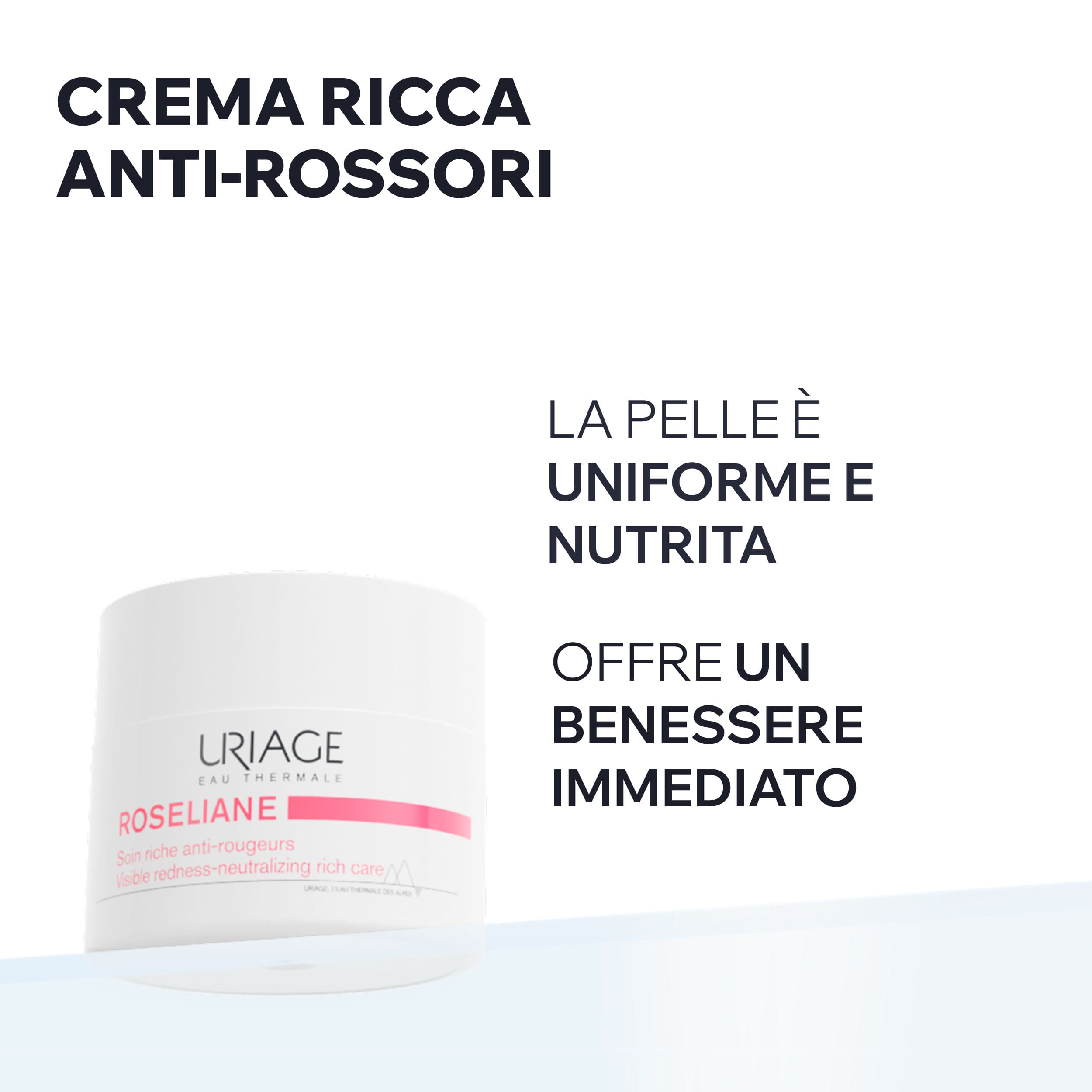 Uriage - Roséliane Crema Ricca Anti-Rossori Viso Per Pelle Rosacea E Couperose 50 ml