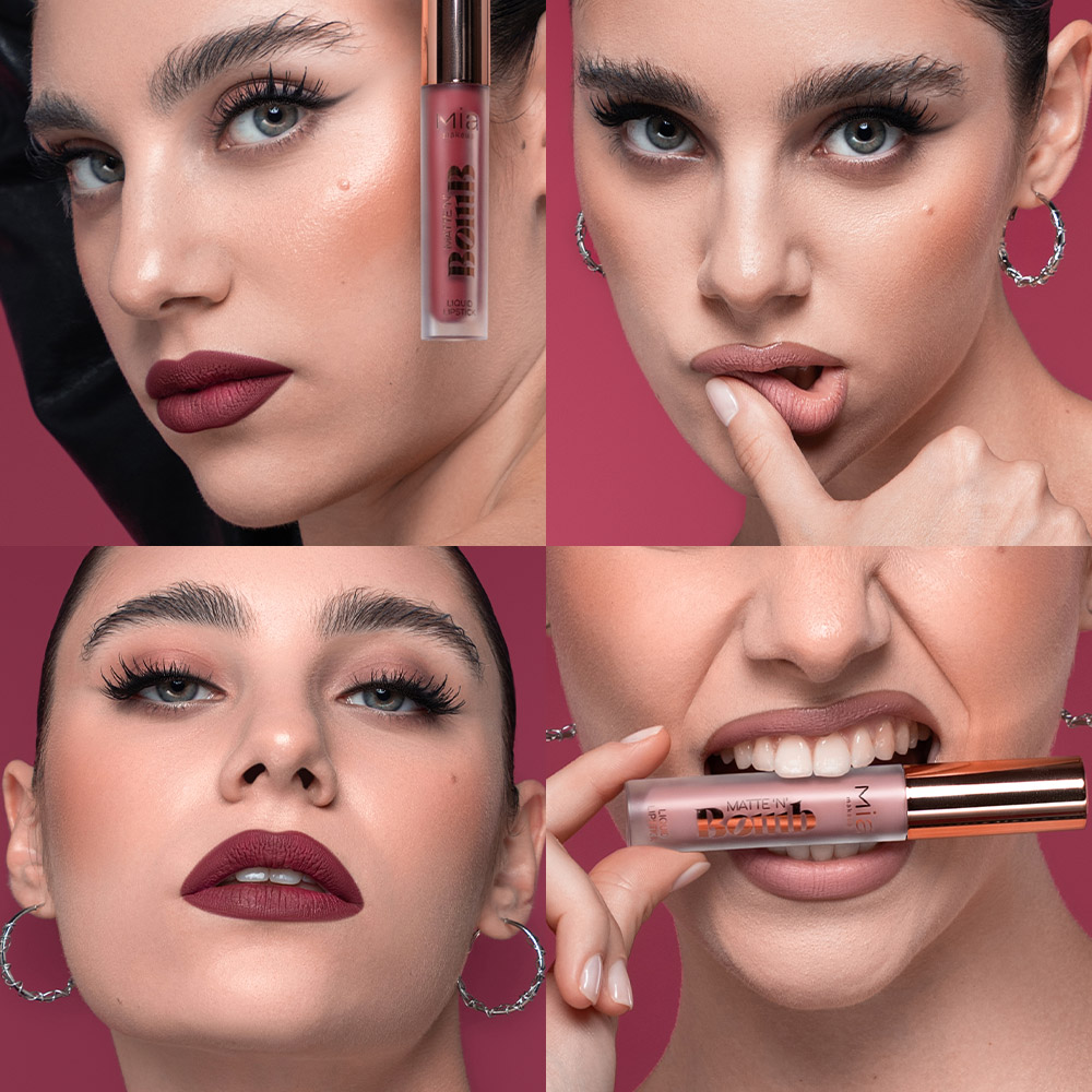 Mia Makeup - Matte 'N' Bomb - Rossetto Liquido N.08 Red Dahlia