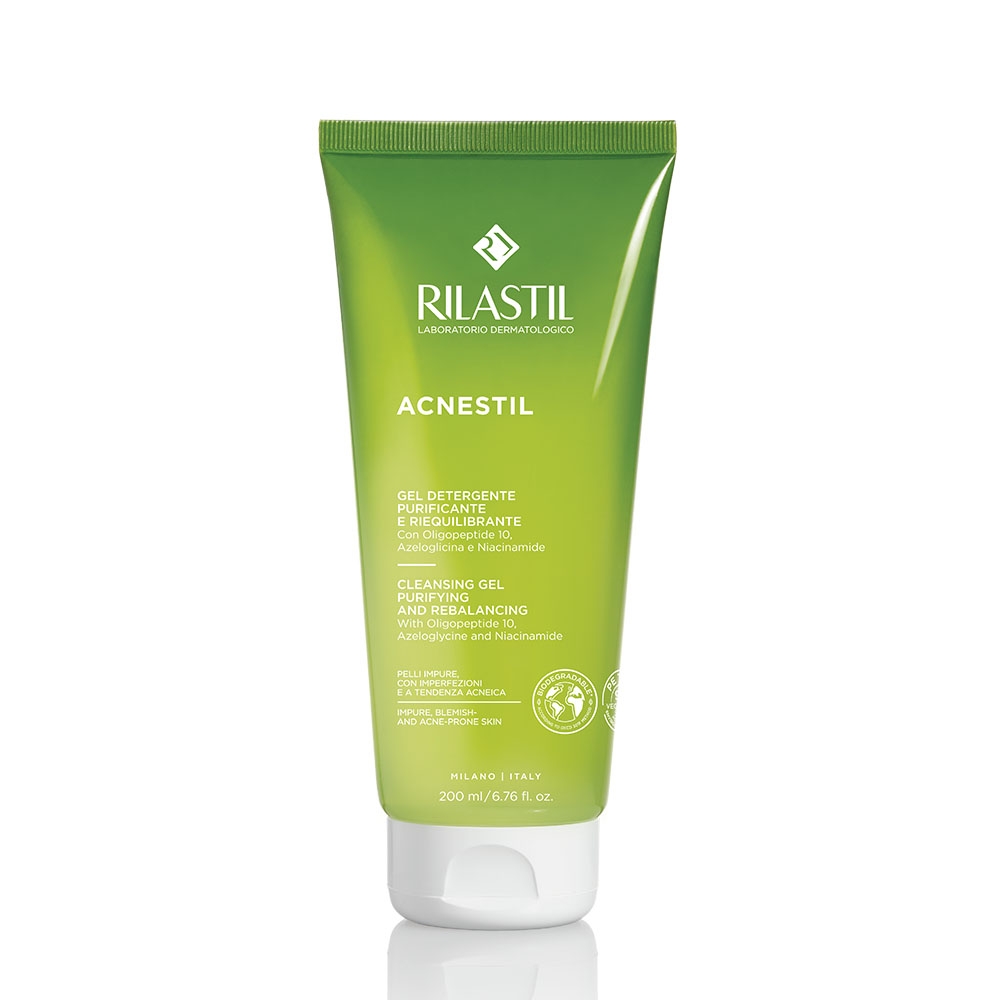Rilastil Acnestil Gel Detergente Sebo-Normalizzante 200mL