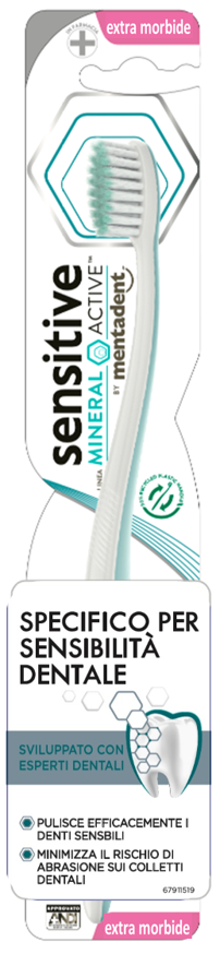 MENTADENT SENSITIVE MINERAL ACTIVE SPAZZOLINO