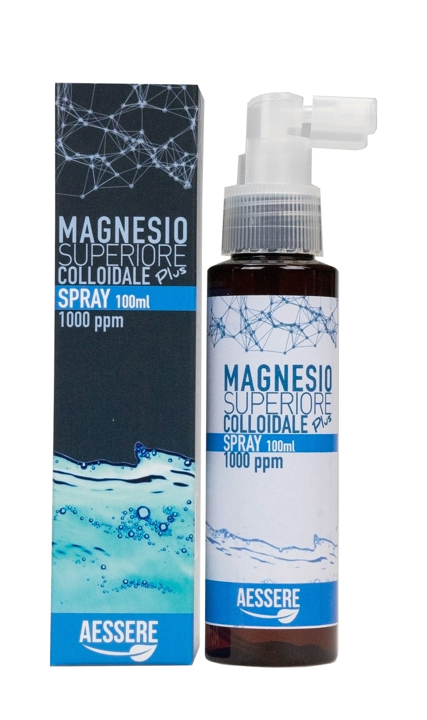 Aessere Magnesio Superiore Colloidale Plus Spray Orale 1000PPM 100 ml