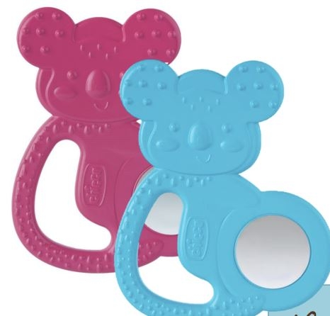 Chicco massaggiagengive refrigerati INOX BOY 4M+ Azzurro
