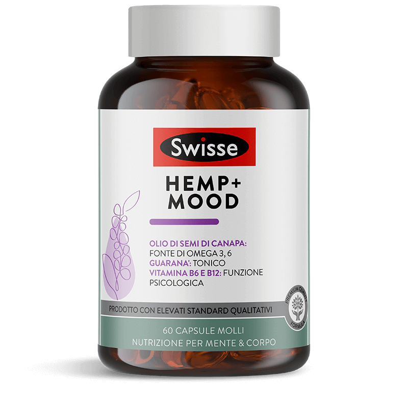 Swisse Hemp MOOD Integratore Energizzante 60cps molli
