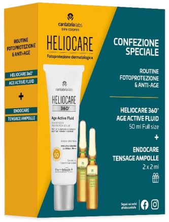 Heliocare 360° - Routine Protezione & Anti-Age - Cofanetto Regalo