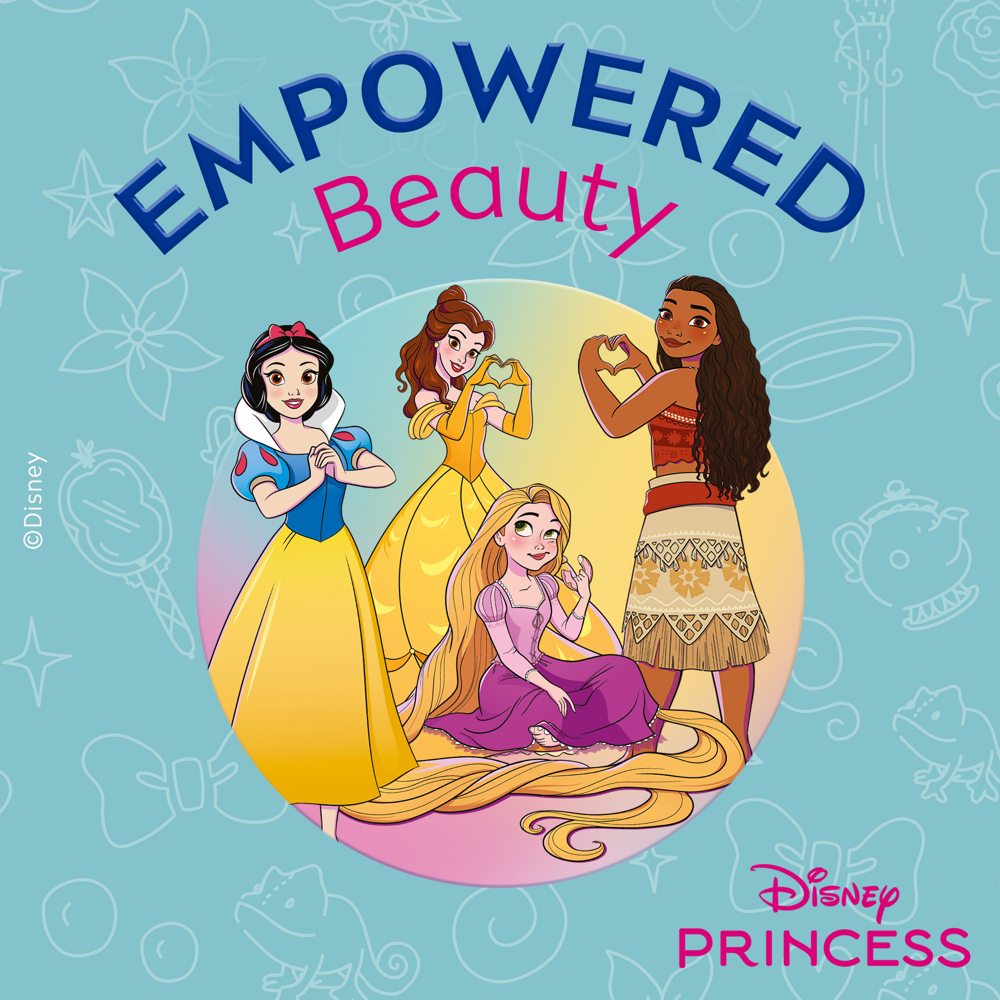 Labello Disney Princess Limited Edition - Vaiana di Oceania - Balsamo labbra colorato ad azione idratante prolungata, adatto dai 3 anni in su - Burrocacao aroma anguria, 4.8g