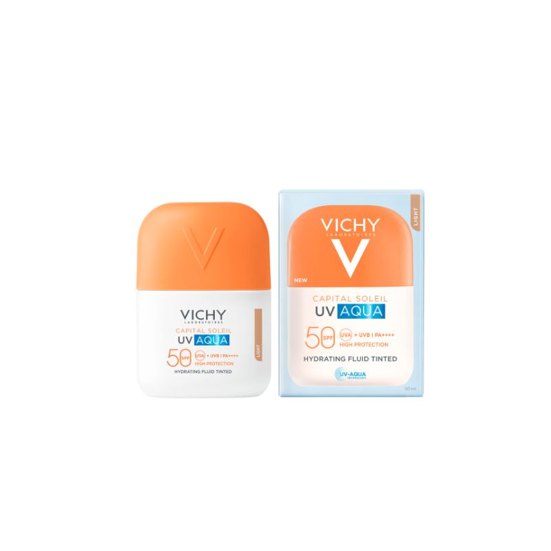 Vichy Capital Soleil UV Aqua SPF50 - Fluido Idratante Colorato Viso 50 ml