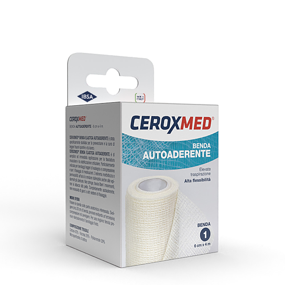 Ceroxmed Benda Elastica Autoaderente 4x6 cm