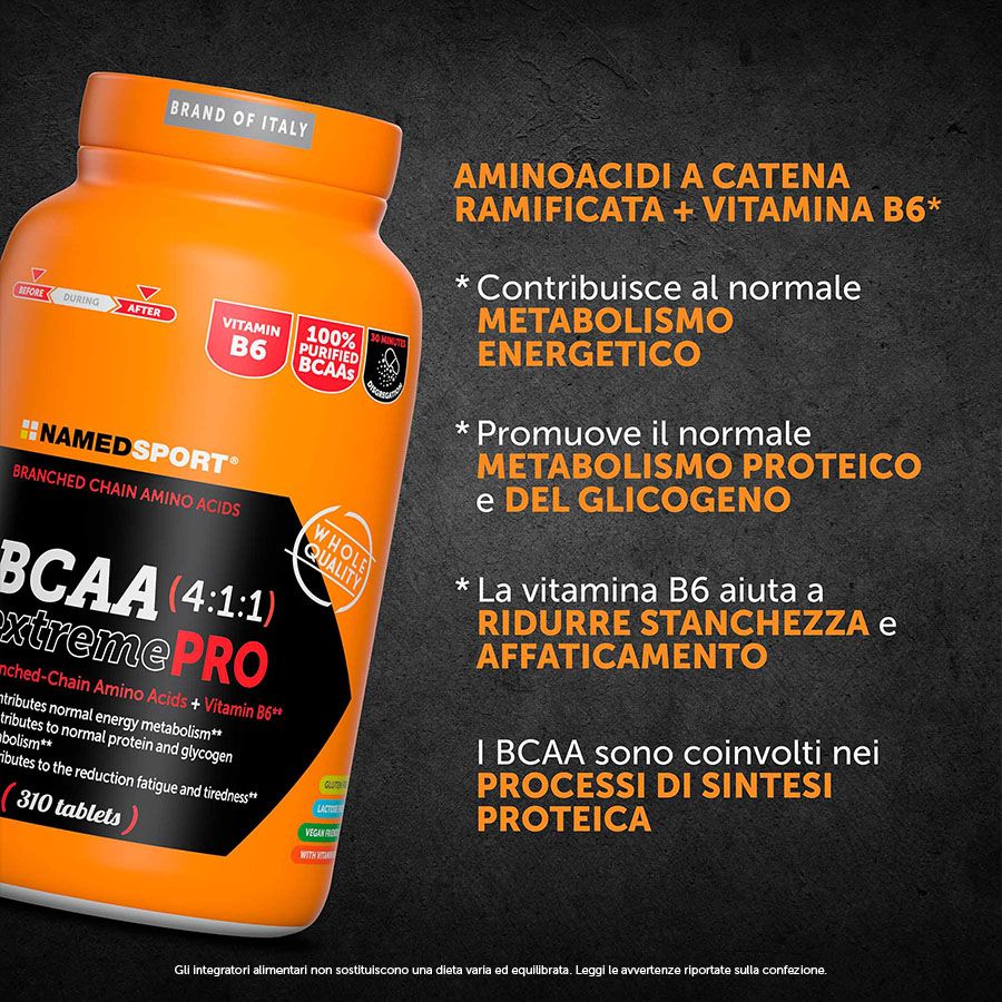 Named Sport - BCAA 4:1:1 ExtremePro 310 Compresse - Integratore Di Aminoacidi