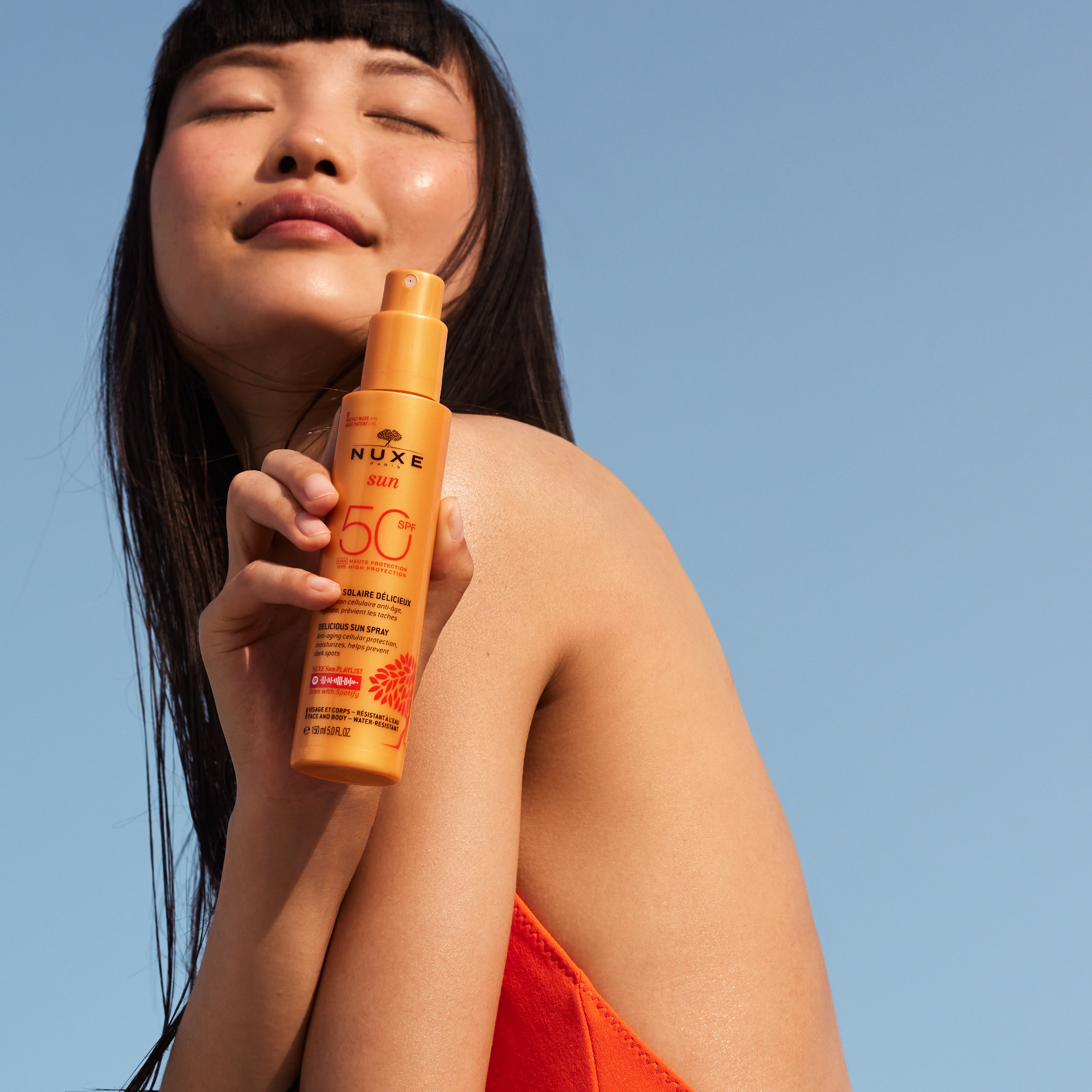 Nuxe Sun - Spray Solare Alta Protezione SPF50 Viso E Corpo 150 ml