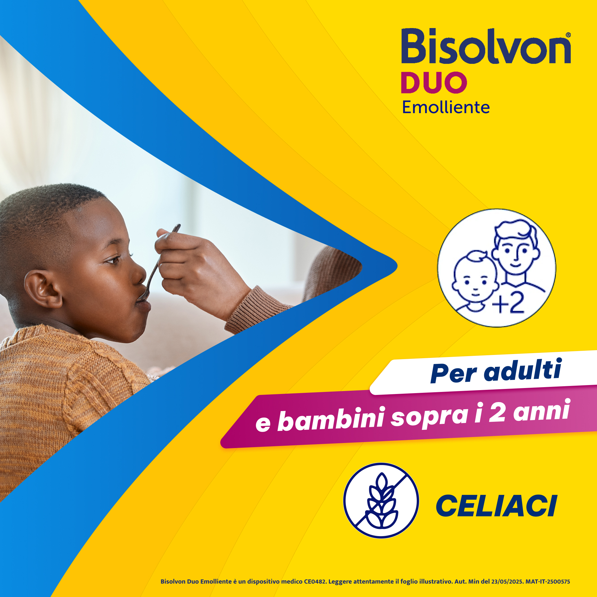 Bisolvon Duo Emolliente 100 ml - Sciroppo Contro Tosse E Gola Irritata Adulti E Bambini (2+)