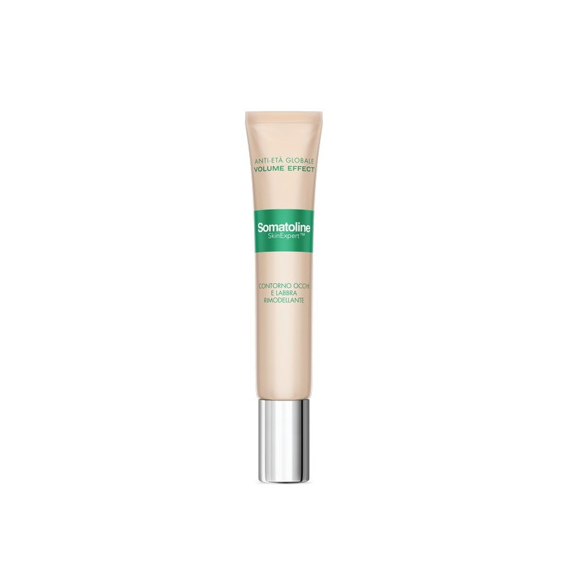 Somatoline SkinExpert, Volume Effect Occhi e Labbra Levigante Anti-Age, Contorno Occhi   Anti-età,  Biopeptidi   15ml
