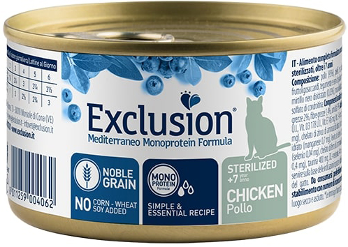 EXCLUSION M STER +7 CHICK 85G