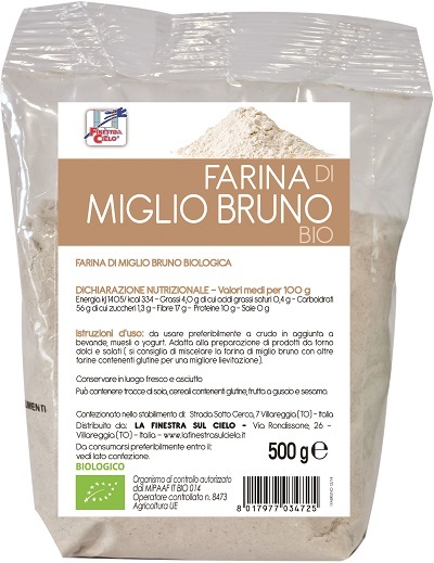 La Finestra sul Cielo Farina di Miglio Bruno Bio