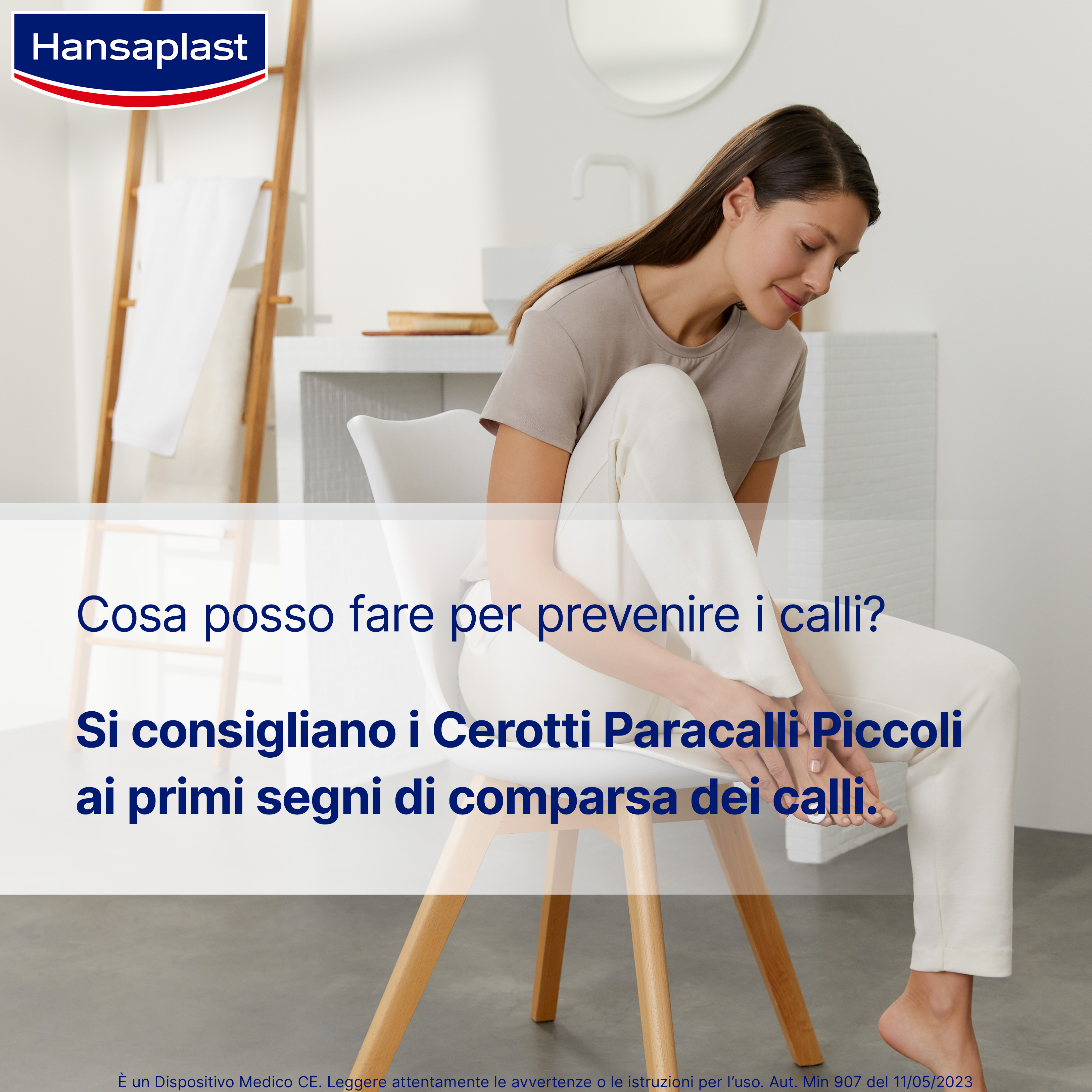 Hansaplast Cerotti Paracalli Piedi Piccoli, Cerotti calli piedi autoadesivi e callifughi, 20 pezzi