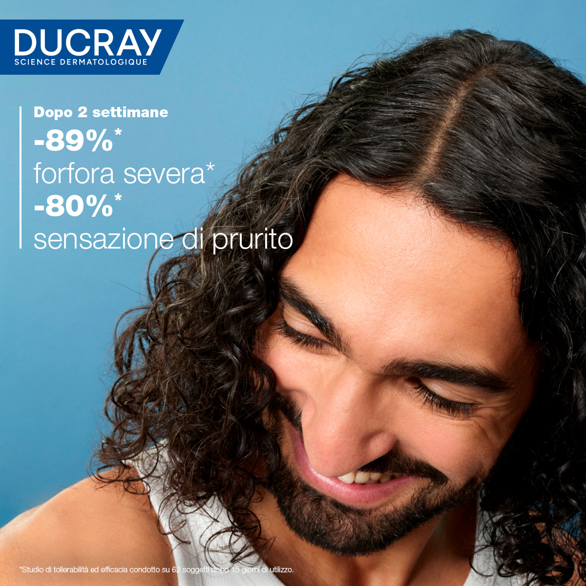 Ducray Kelual DS ORIGINAL Shampoo trattante contro la forfora severa, antiforfora, 100 ml