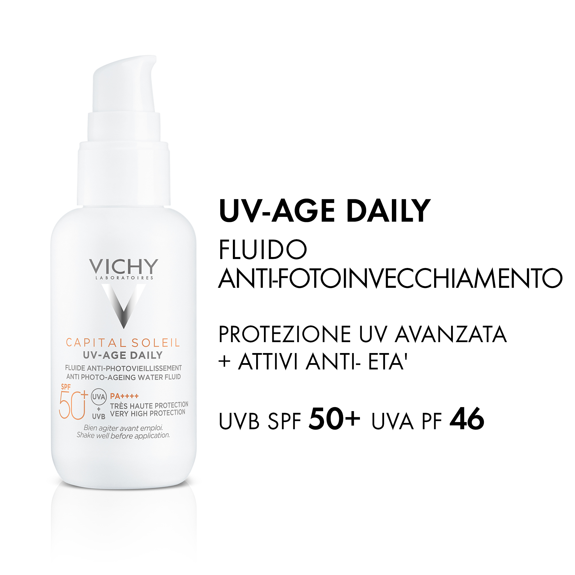 Vichy Capital Soleil UV-Age Daily SPF50+ Fluido Anti Fotoinvecchiamento 40 ml