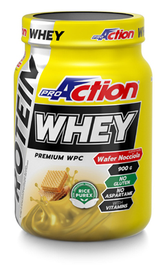 ProAction Protein Whey Choco Banana Integratore Proteico 900 g