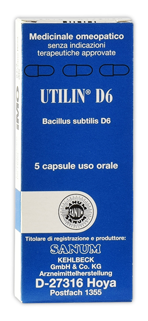 IMO Sanum Utilin D6 Medicinale Omeopatico 5 Capsule