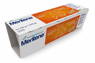 Meritene Forza e Vitalità Crema Cioccolato Dessert Iperproteico Ipercalorico 3x125 g