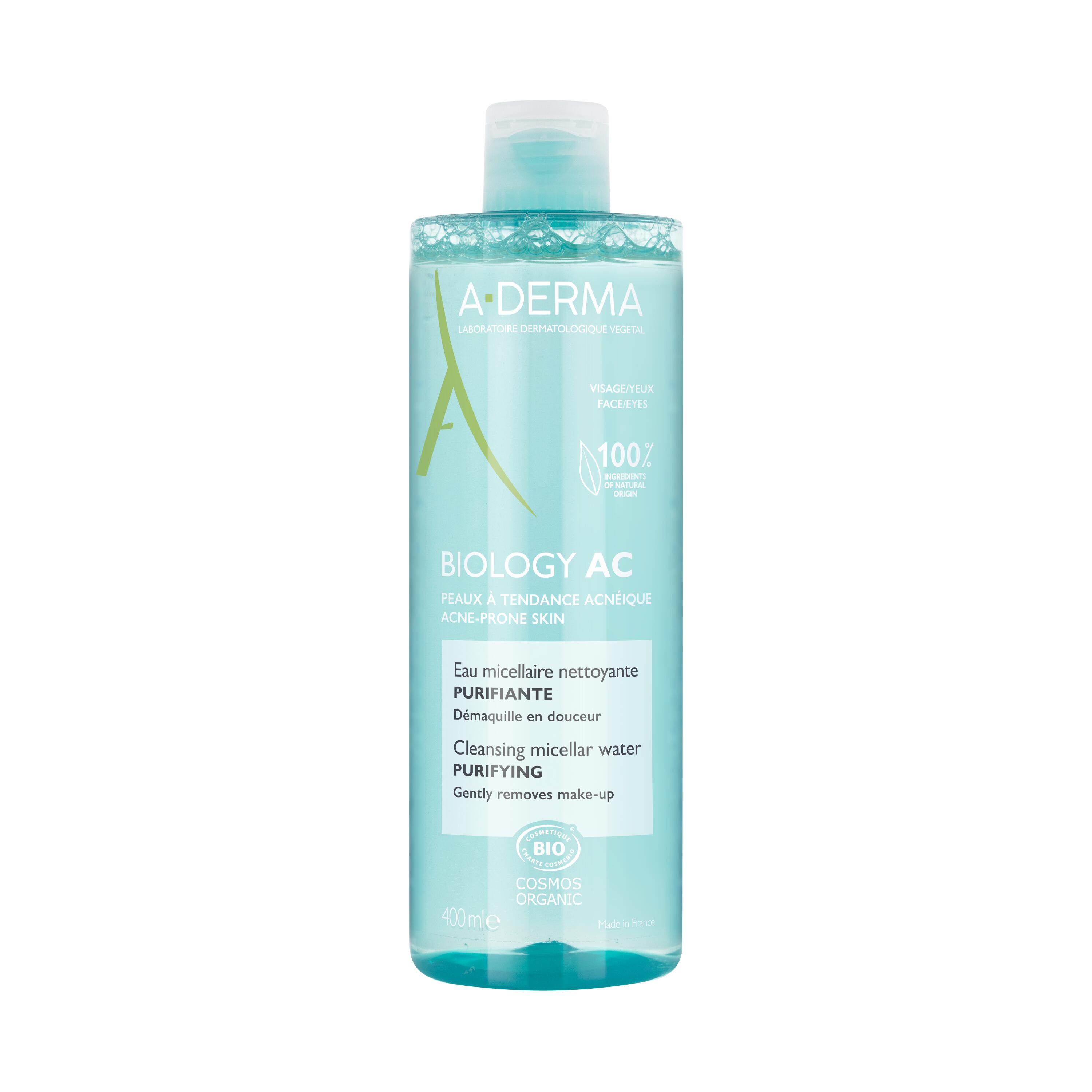 A-Derma - Biology AC Acqua Micellare Detergente Struccante Viso E Occhi 400 ml