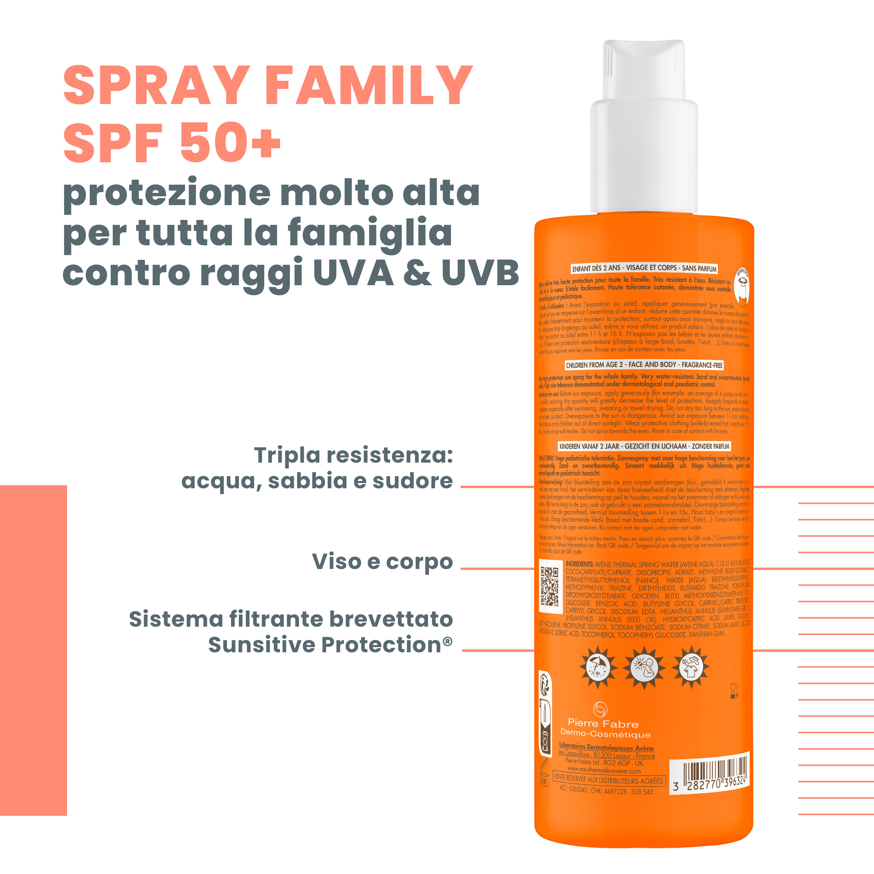 AVENE SOL SPR FAMILY SPF50+