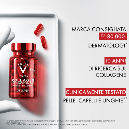 Vichy Liftactive Collagen - Integratore Per Pelle, Capelli E Unghie 60 Capsule