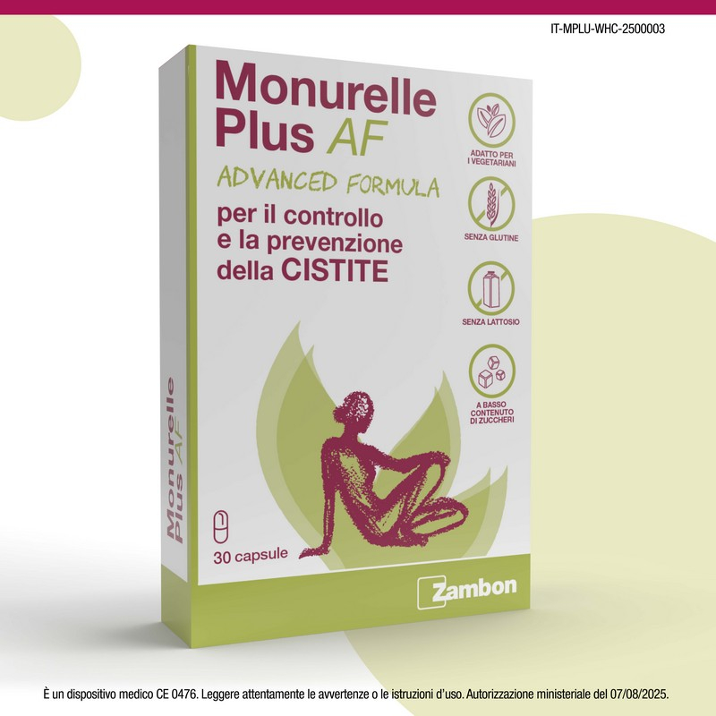 Monurelle Plus Advanced Formula - 30 Capsule Per Il Controllo E La Prevenzione Della Cistite