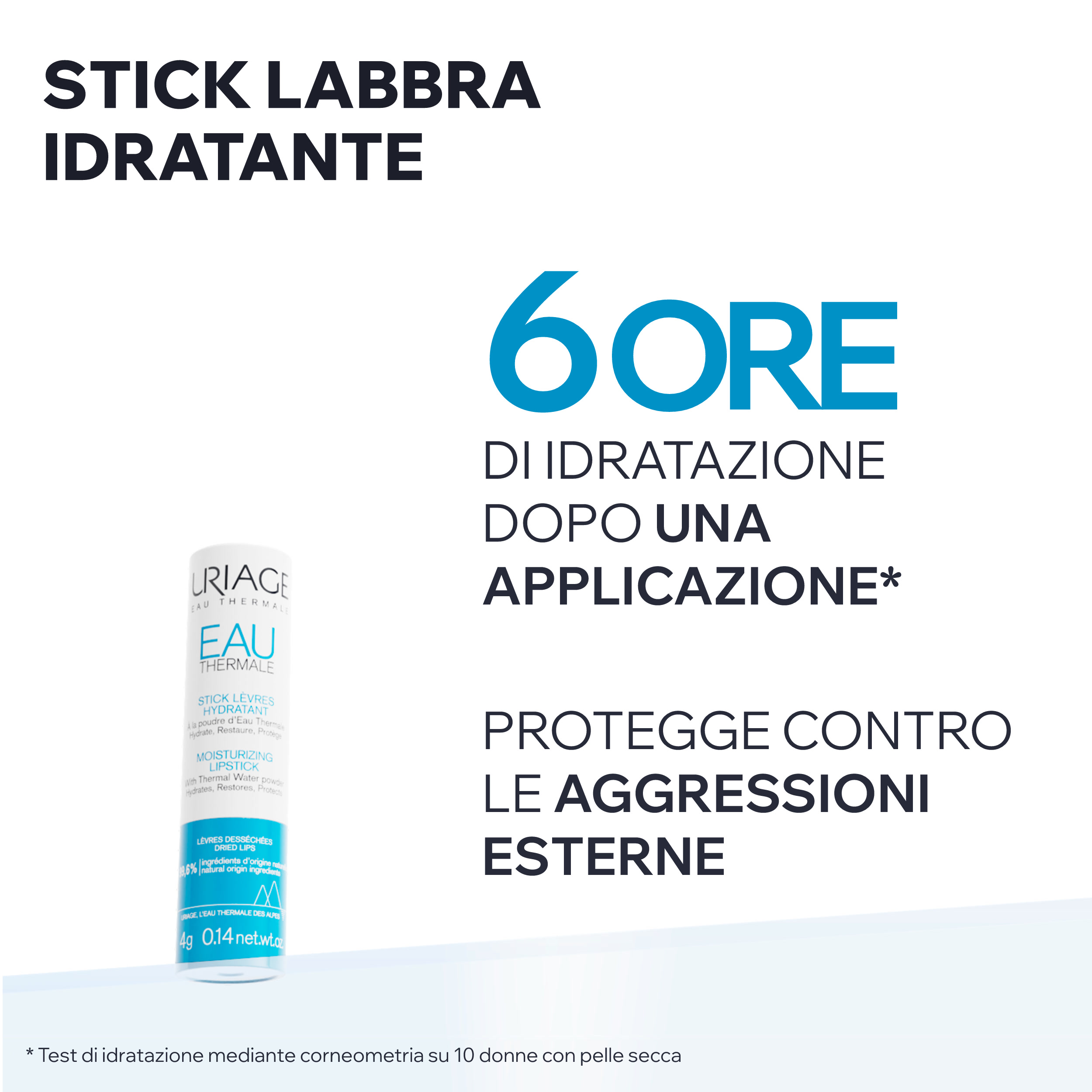 Uriage Eau Thermale - Stick Idratante Per Labbra Screpolate 4 g
