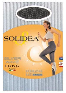 Solidea Silver Wave Long Fuseau Micromassaggiante Anticellulite Colore Champagne Taglia XL