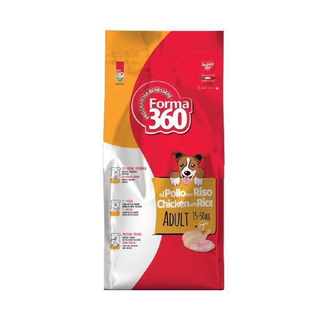PET360 FORMA360 CANE ADULT POLLO RISO 3KG