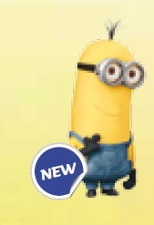 WARMIES Peluche Minion Kevin