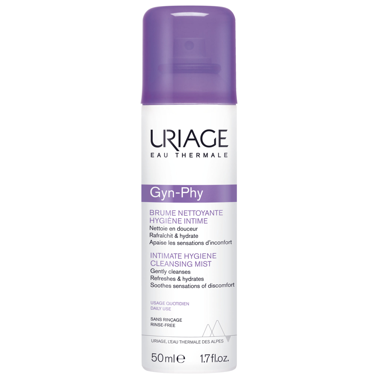 Uriage Gyn-Phy - Spray Detergente E Rinfrescante Per Zone Intime 50 ml