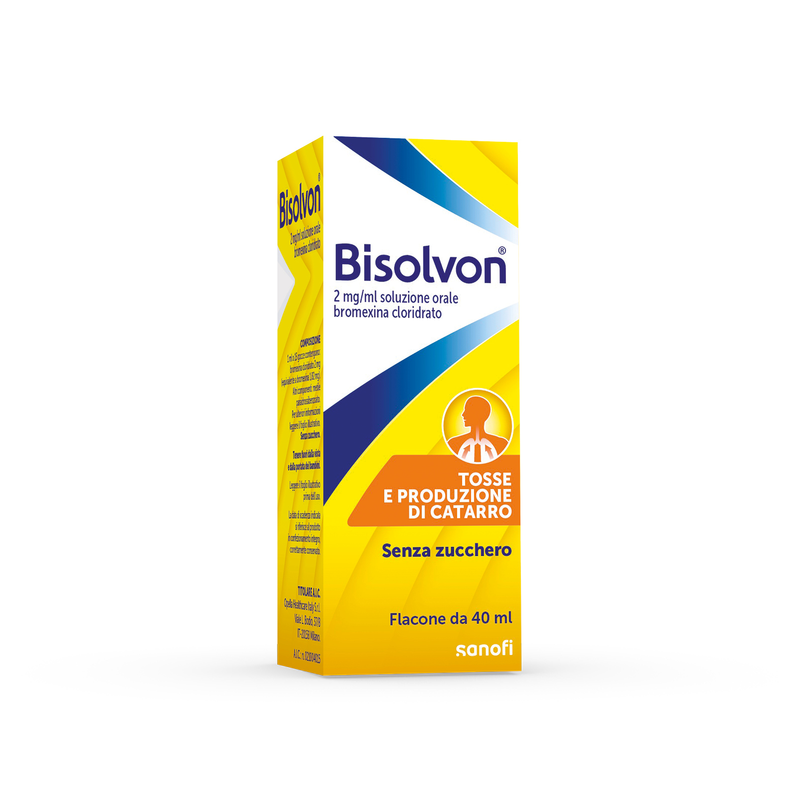 Bisolvon 2 mg/ml Soluzione Orale - Mucolitico Per Catarro E Tosse Grassa Gocce 40 ml