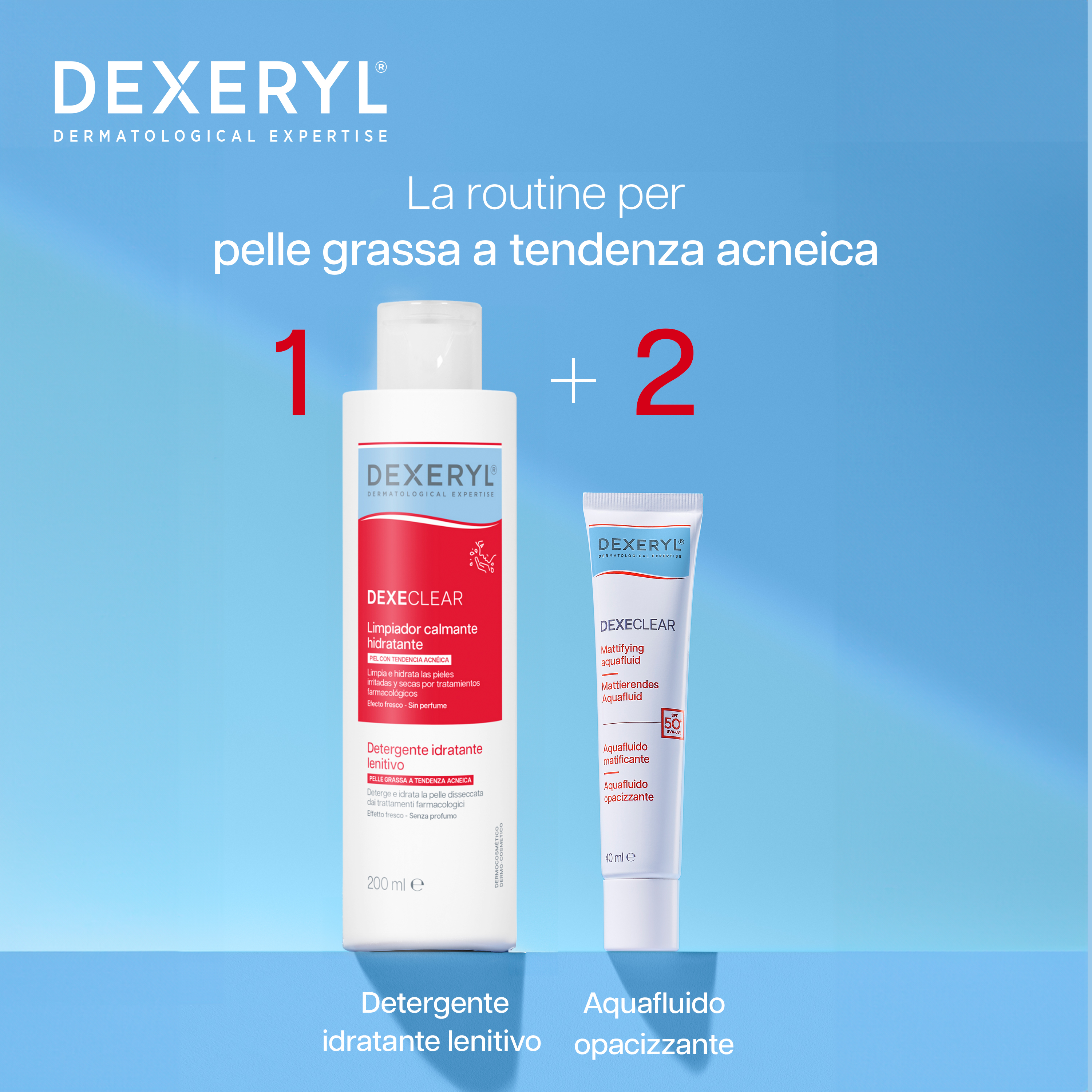 Dexeryl Dexeclear - Detergente Idratante Lenitivo Per Pelle Grassa E A Tendenza Acneica 400 ml