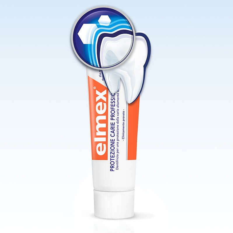 Elmex Protezione Carie Professional - Dentifricio anti-carie 75 ml