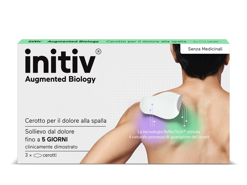 Initiv Cerotti Spalla, Dolori Muscolari da lievi a moderati, senza Medicinali (3 Cerotti)