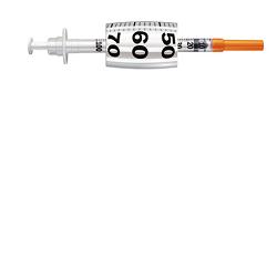 Pic Siringa Per Insulina 1ml 30g 8mm 30 Pezzi