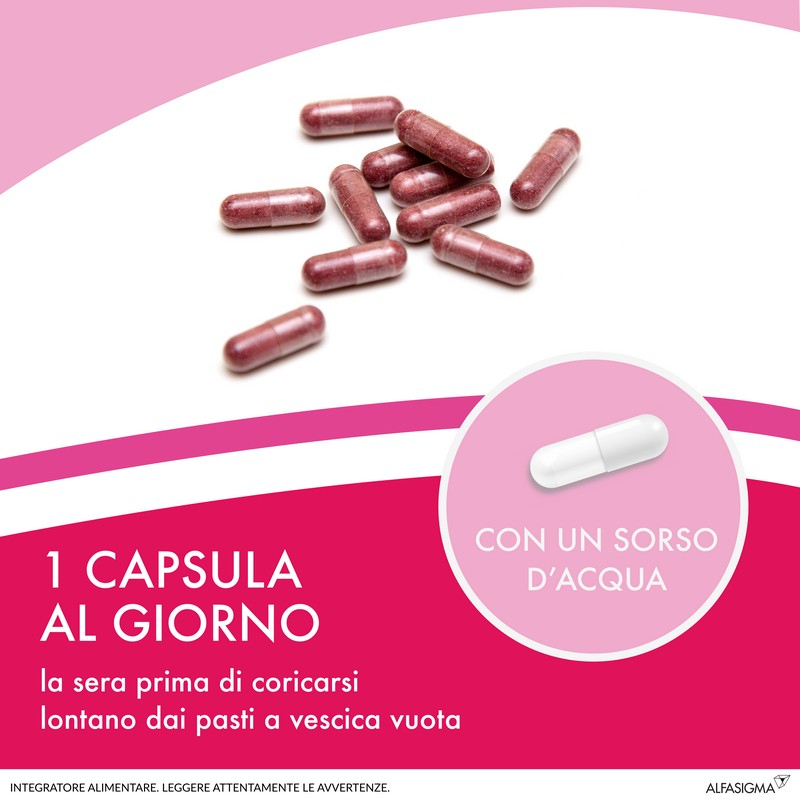 Cistiflux A36, Integratore Alimentare a Base di Estratto di Mirtillo Rosso Bacche, Cranberry Americano, che Favorisce la Fisiologica Funzionalità delle Vie Urinarie, utile in caso di cistite, 14 Capsule Deglutibili