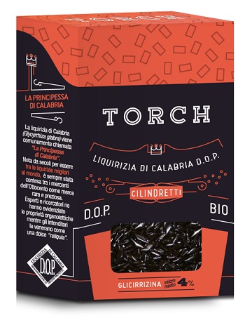 Torch Cilindretti di Liquirizia Biologica di Calabria 20 g