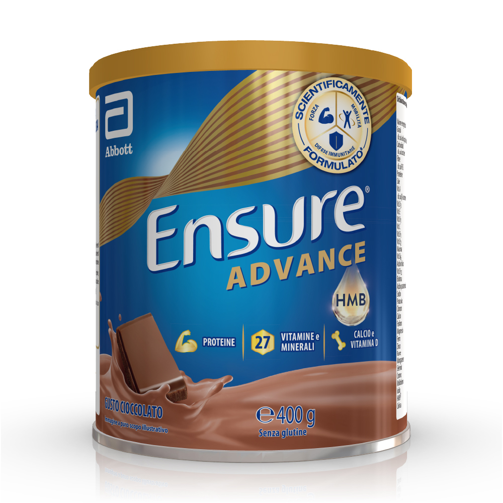 Ensure Advance Cioccolato 400 g Polvere - Integratore Di Vitamine E Minerali