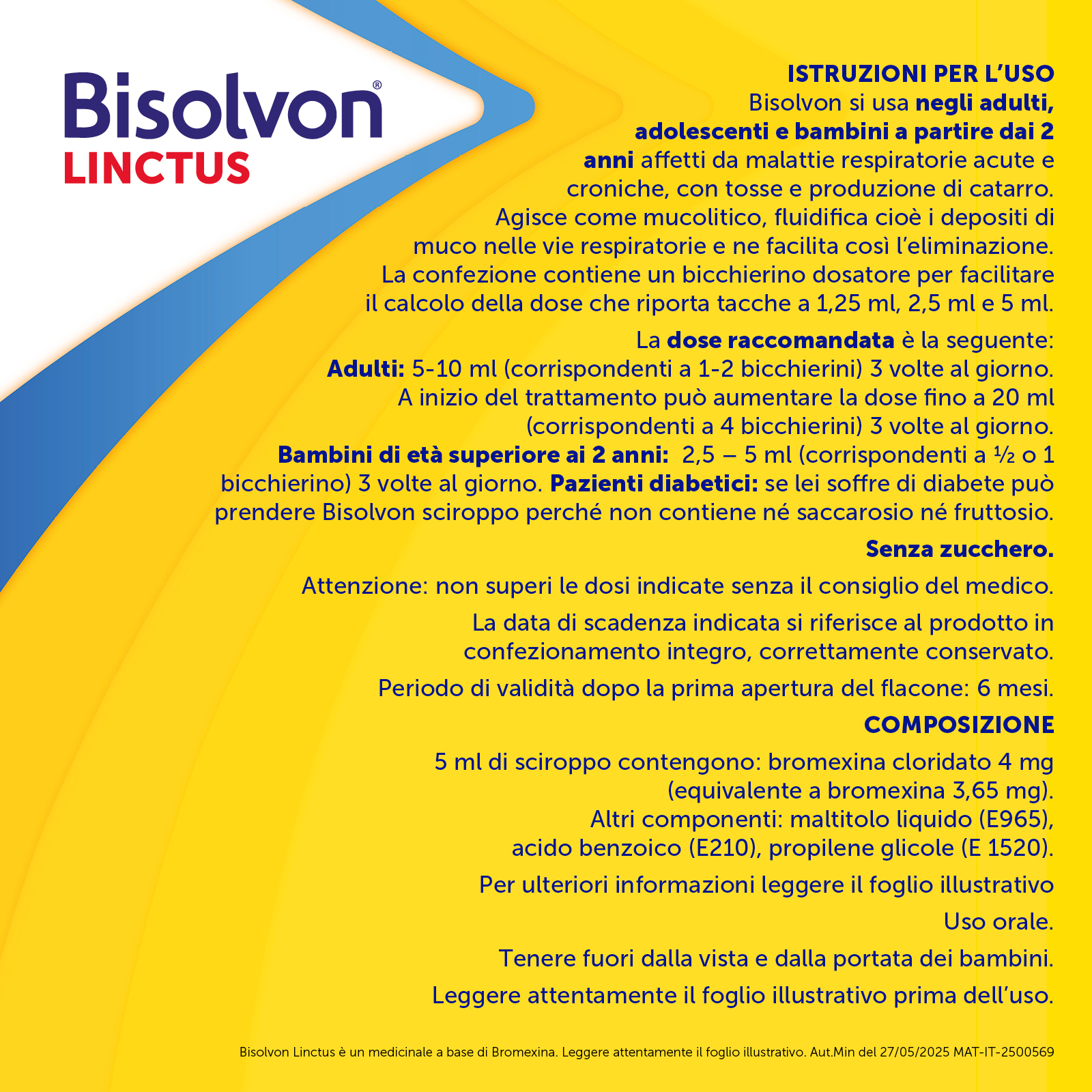 Bisolvon Linctus 4mg/5ml Gusto Fragola - Sciroppo Mucolitico Per Catarro E Tosse Grassa 200 ml