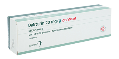 DAKTARIN GEL ORALE 80G 20MG/G