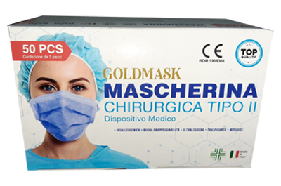 GOLD MASK MAS CHIR TIPO II 50P