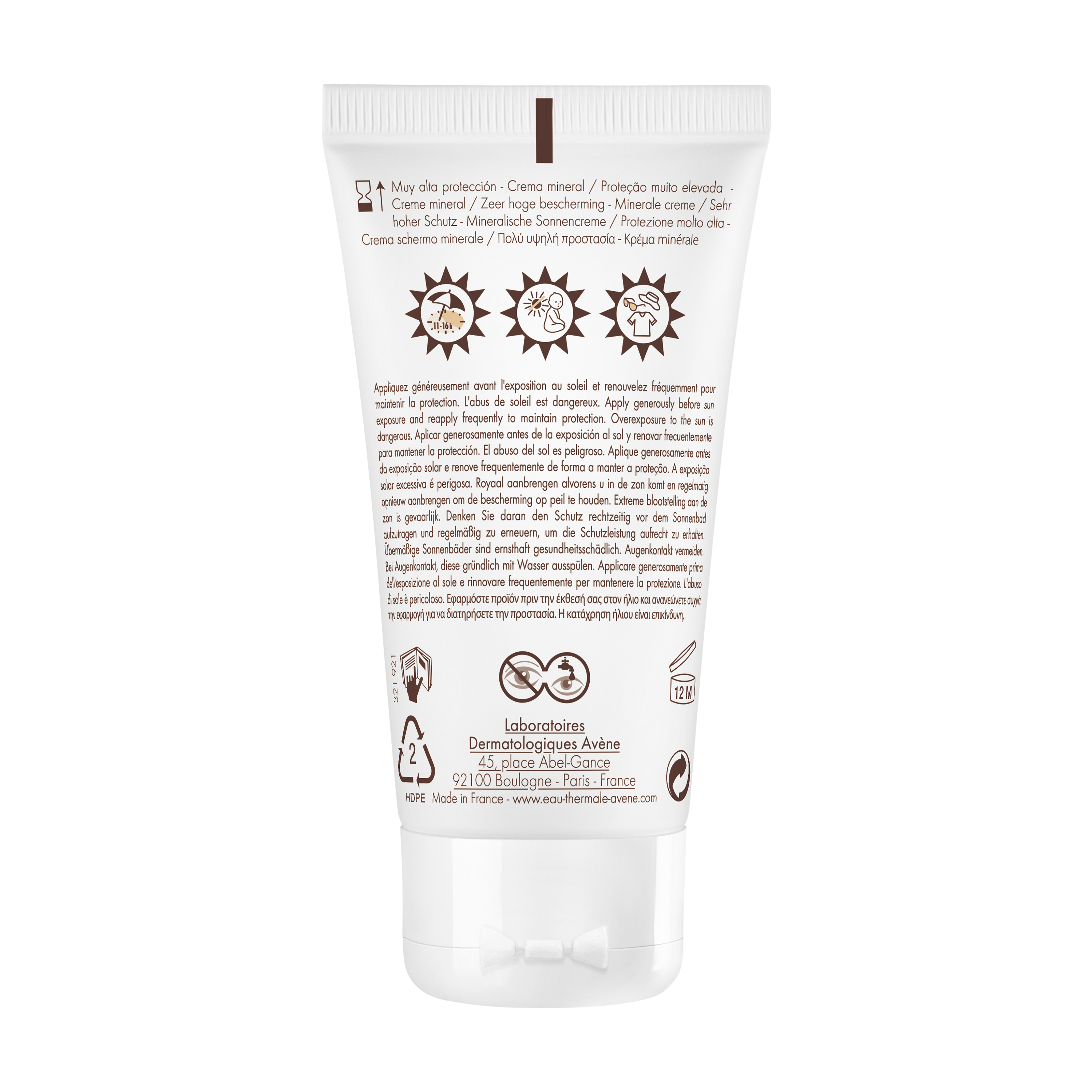 Avène Crema Solare Viso Schermo Minerale SPF 50+ 50mL