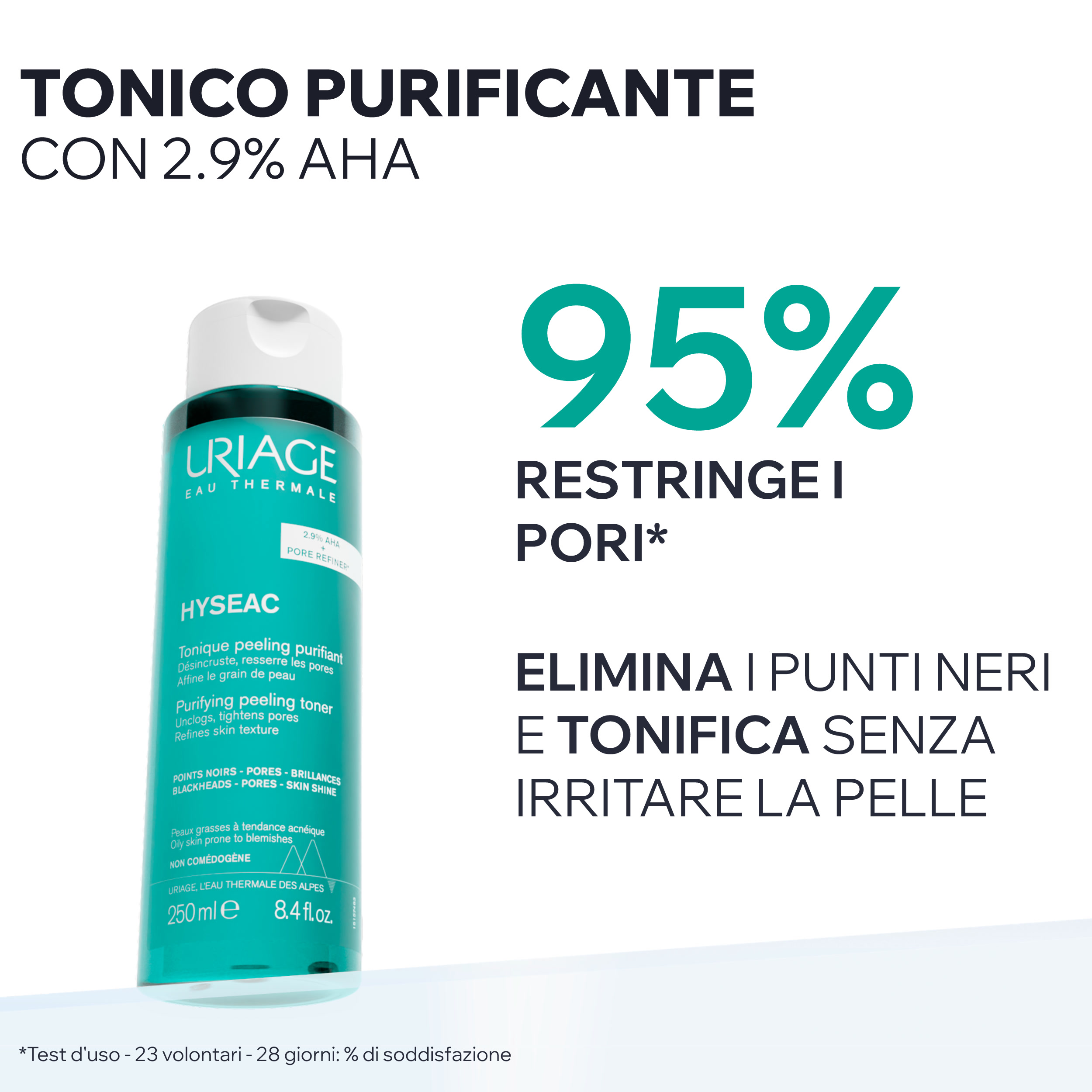 Uriage Hyséac - Tonico Purificante Viso Per Pelle Grassa E Acneica 250 ml